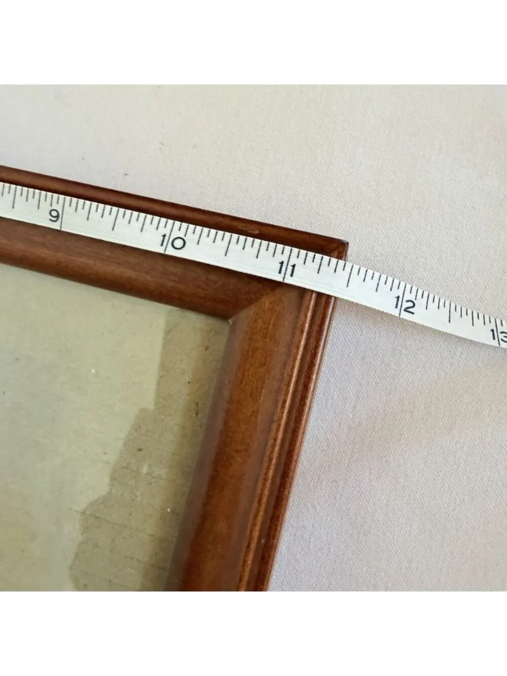 Vintage Light Wood Picture Frame Holds 8x10 Photo Art Farmhouse Cottage Decor